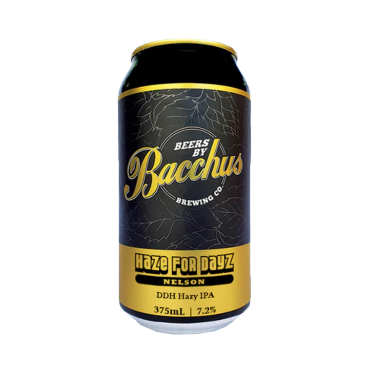 Bacchus Brewing Co - Haze for Dayz Citra/Mosaic Hazy IPA 7.2% 375ml Can
