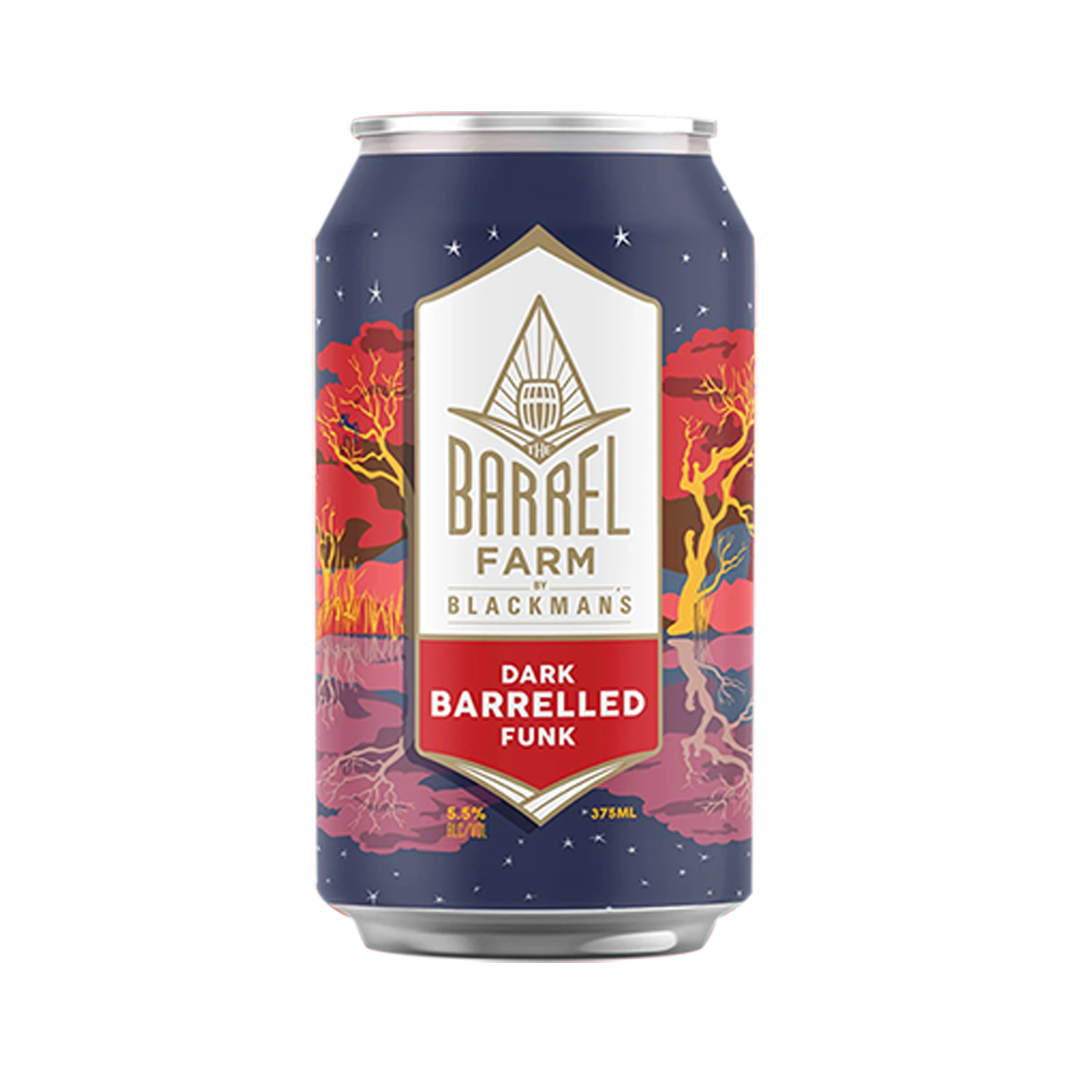 Blackmans Brewery Dark Barrelled Funk 5.5 375ml Can Beer 360
