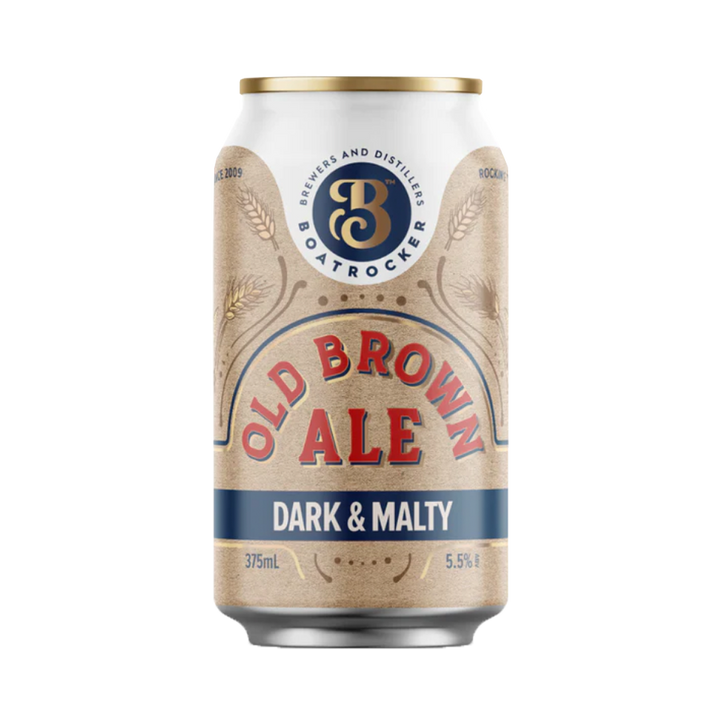Boatrocker Brewers & Distillers - Old Brown Ale 5.5% 375ml Can