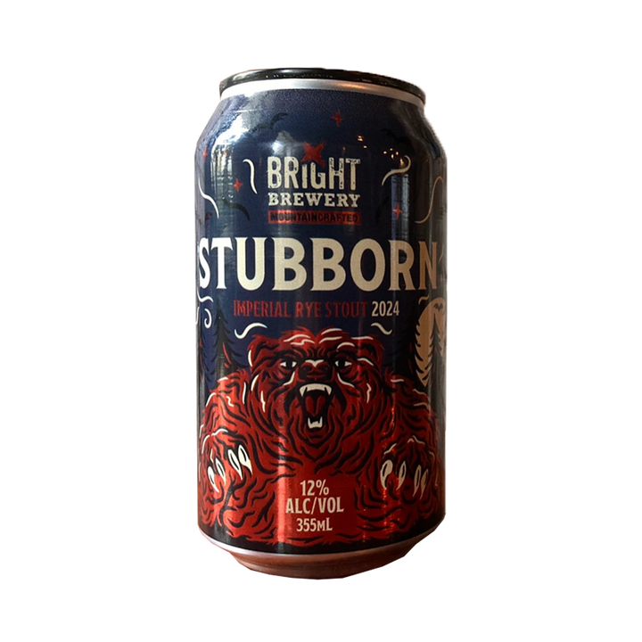 Bright Brewery - Stubborn Imperial Rye Stout 2024 12% 355ml Can