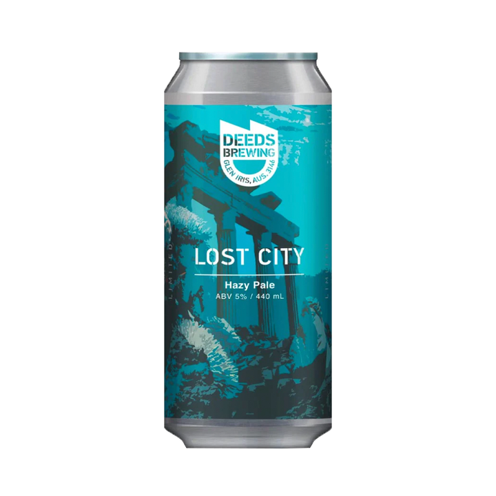 Deeds Brewing - Lost City Hazy Pale 5% 440ml Can