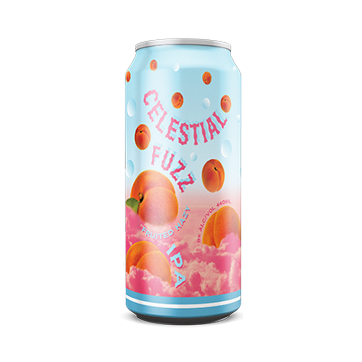 Hargreaves Hill Brewing Co - Celestial Fuzz Fruited Hazy Double IPA 8% 440ml Can