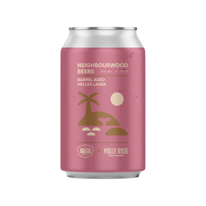 The Mill Brewery - Neighbourwood Barrel Aged Helles Lager 6.1% 375ml Can