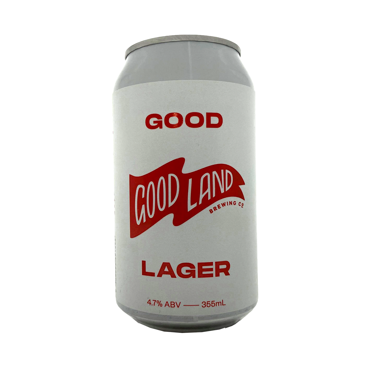 Good Land Brewing Co Good Lager 4.7 355ml Can Beer 360