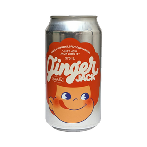 2 Brothers Brewing - Ginger Jack Alcoholic Ginger Beer 5% 375ml Can