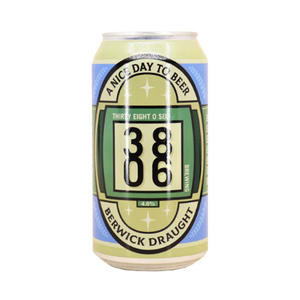 Thirty Eight O Six Brewing - Berwick Draught Lager 4.6% 375ml Can
