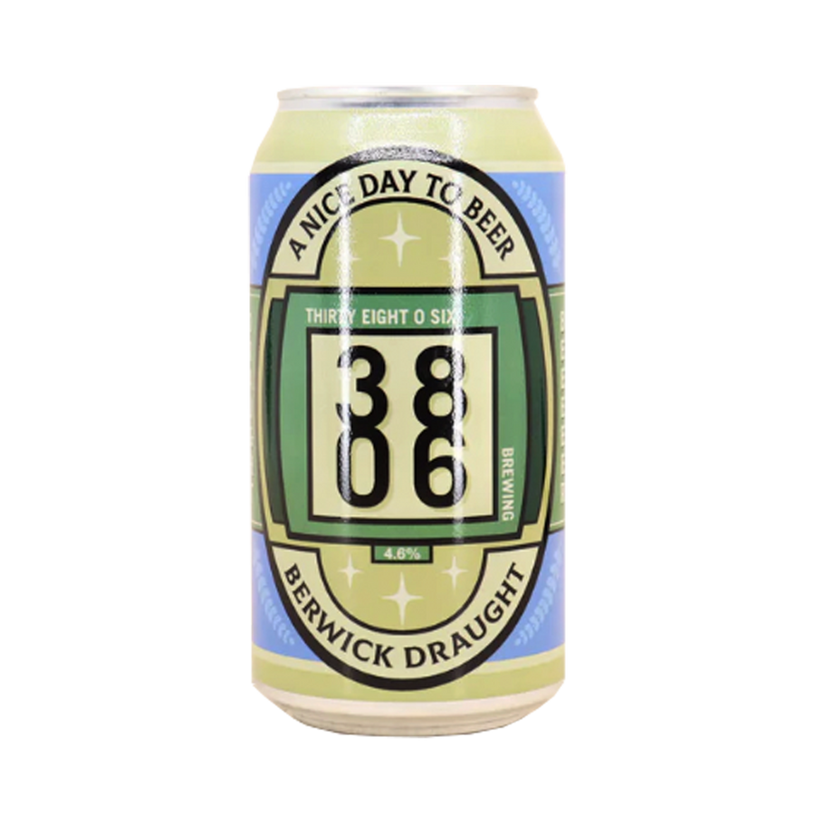 Thirty Eight O Six Brewing - Berwick Draught Lager 4.6% 375ml Can