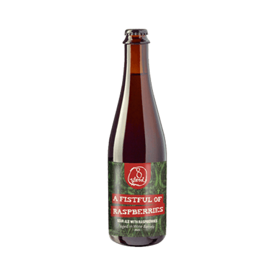 8 Wired - A Fistful of Raspberries Sour Ale Aged in Wine Barrels 2021 5.5% 500 ml Bottle