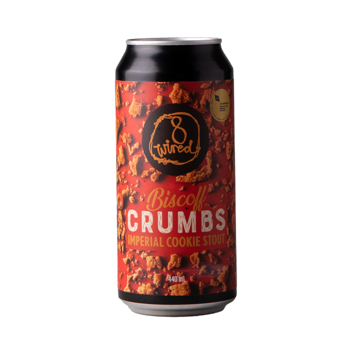 8 Wired - Crumbs Biscoff Imperial Cookie Stout 10% 440ml Can