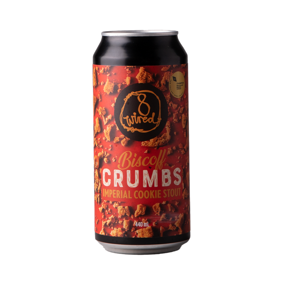 8 Wired - Crumbs Biscoff Imperial Cookie Stout 10% 440ml Can