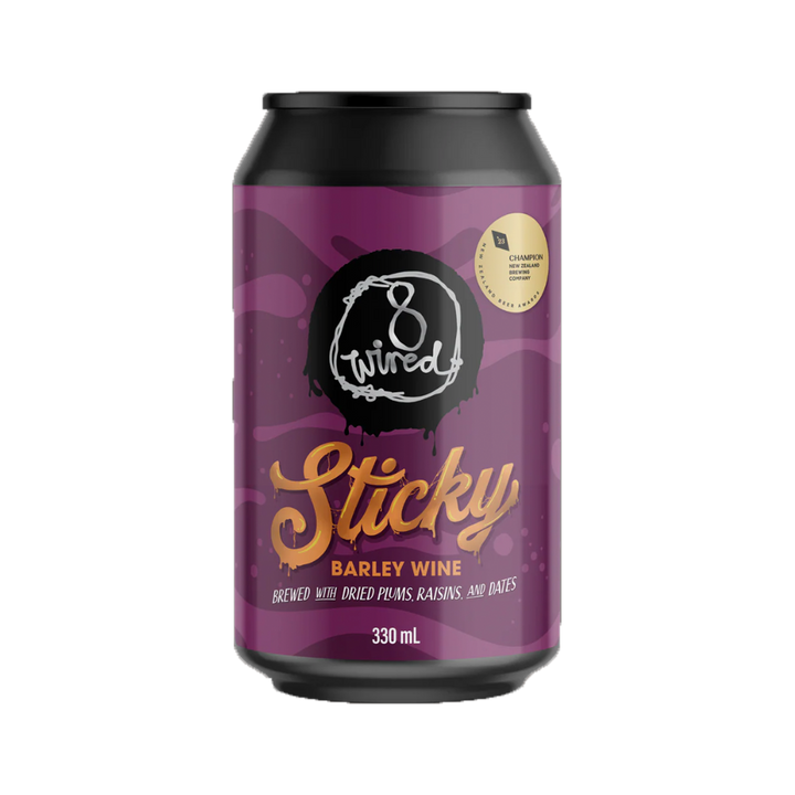 8 Wired - Sticky Barley Wine 12% 330ml Can