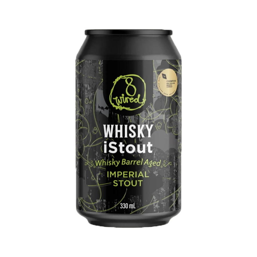 8 Wired - Whisky iStout Whisky Barrel Aged Imperial Stout  10% 330ml Can
