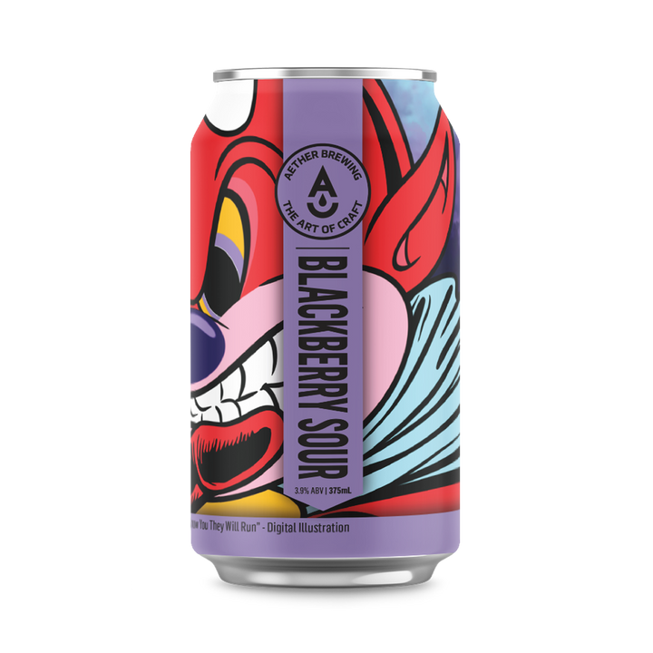 Aether Brewing - Blackberry Sour 3.9% 375ml Can
