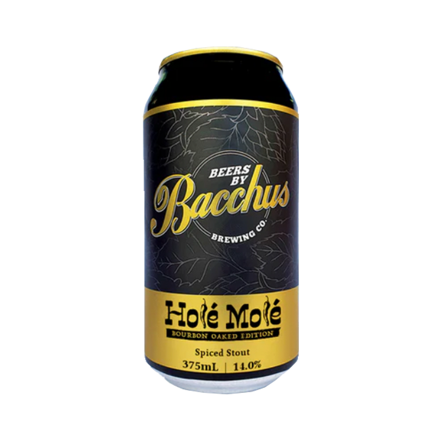 Bacchus Brewing Co - Hole Mole Spiced Stout 13.6% 375ml Can