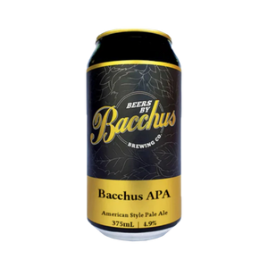 Bacchus Brewing Co - American Pale 5% 375ml Can