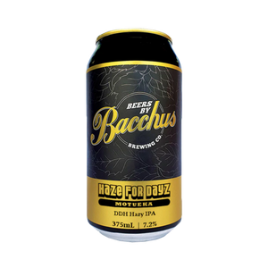 Bacchus Brewing Co - Haze for Dayz Motueka Hazy IPA 7.2% 375ml Can