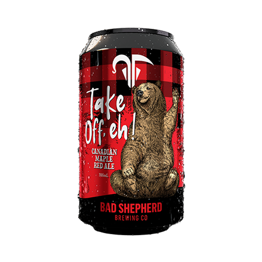 Bad Shepherd Brewing Co - Take Off Eh! Canadian Maple Red Ale 5% 355ml Can
