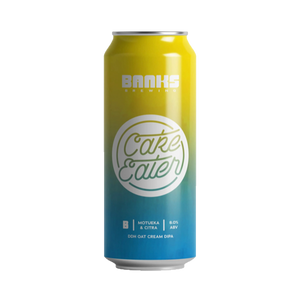 Banks Brewing - Cake Eater Motueka & Citra DDH Oat Cream DIPA  8% 500ml Can