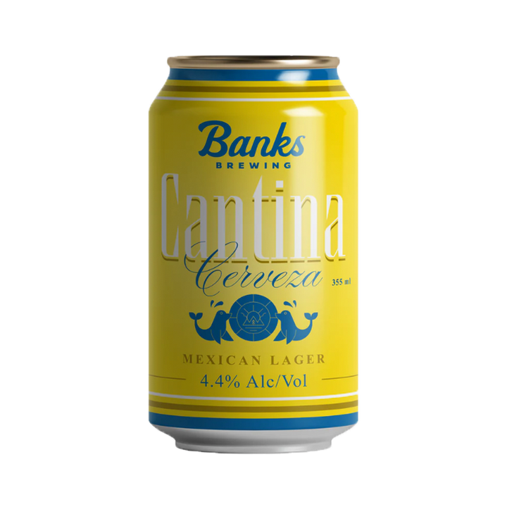 Banks Brewing - Cantina Cerveza Mexican Lager 4.4% 355ml Can