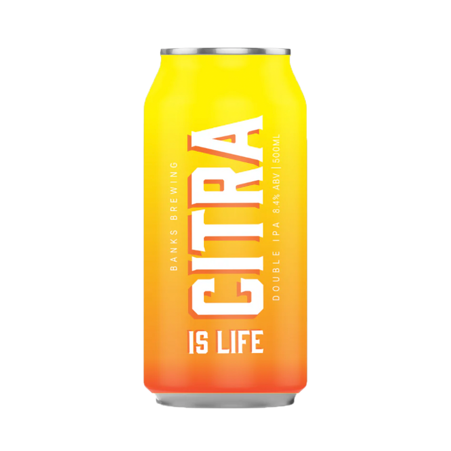 Banks Brewing - Citra is Life Double IPA 8.4% 500ml Can