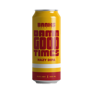 Banks Brewing - Damn Good Times Hazy Double IPA 8% 500ml Can