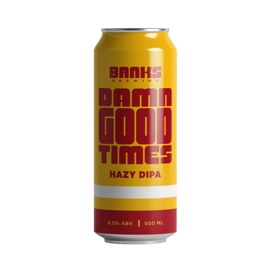 Banks Brewing - Damn Good Times Hazy Double IPA 8% 500ml Can