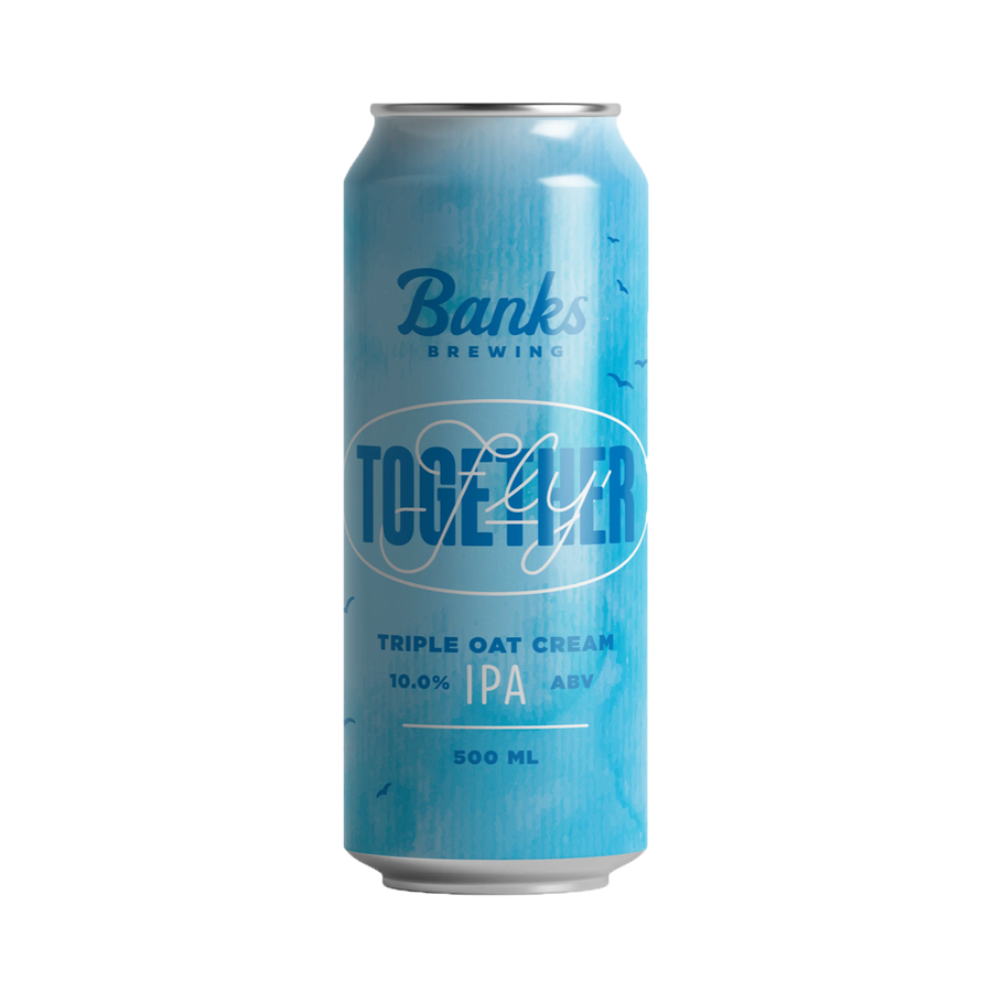 Banks Brewing - Fly Together Triple Oat Cream IPA 10% 500ml Can