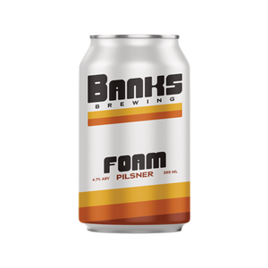 Banks Brewing - Foam Pilsner 4.7% 355ml Can