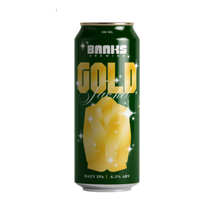 Banks brewing - Gold Jacket Hazy IPA 6.3% 500ml Can