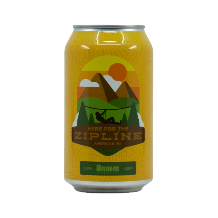 Banks Brewing - Here for the Zipline American IPA 6.2% 355ml Can