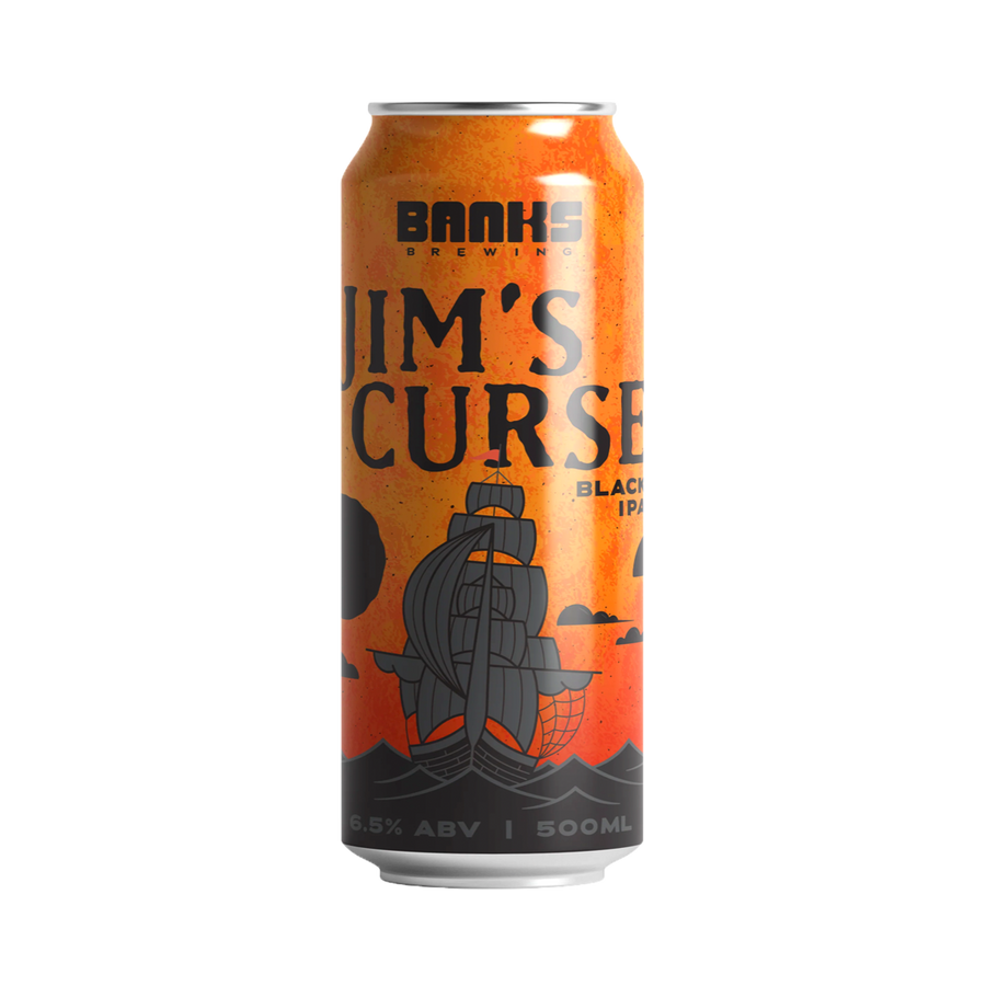 Banks Brewing - Jim's Curse Black IPA 6.5% 500ml Can