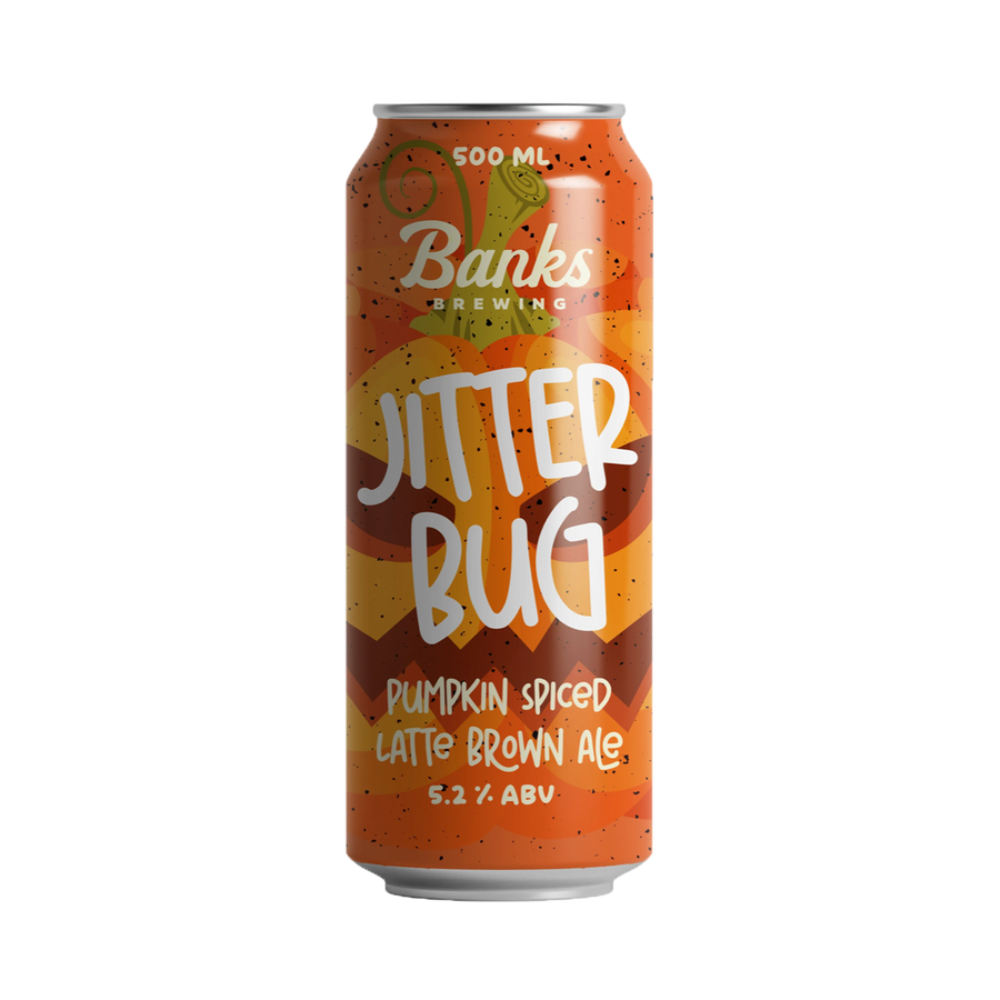 Banks Brewing - Jitter Bug Pumpkin Spiced Latte Brown Ale 5.2% 500ml Can
