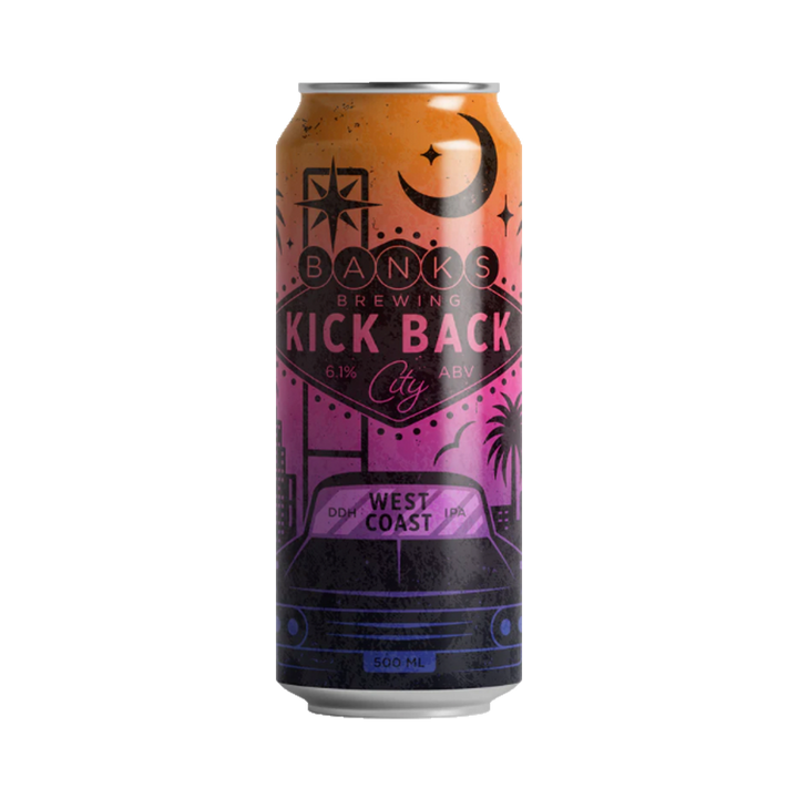 Banks Brewing - Kick Back City Double Dry Hopped West Coast IPA 6.1% 500ml Can
