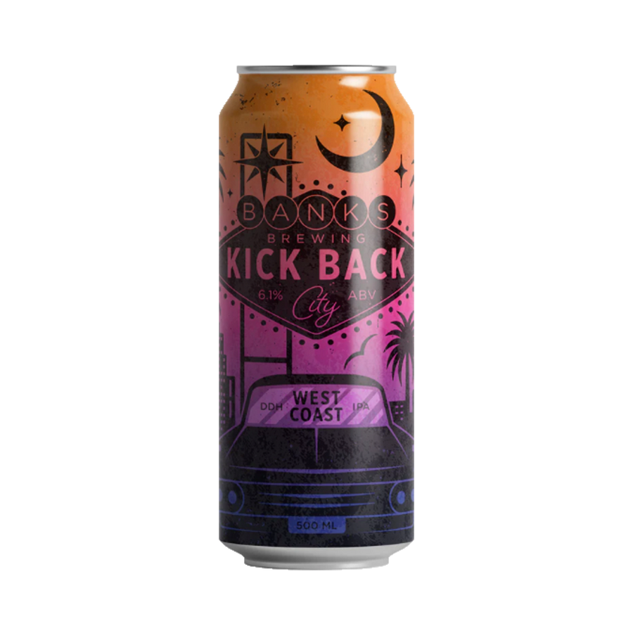Banks Brewing - Kick Back City Double Dry Hopped West Coast IPA 6.1% 500ml Can