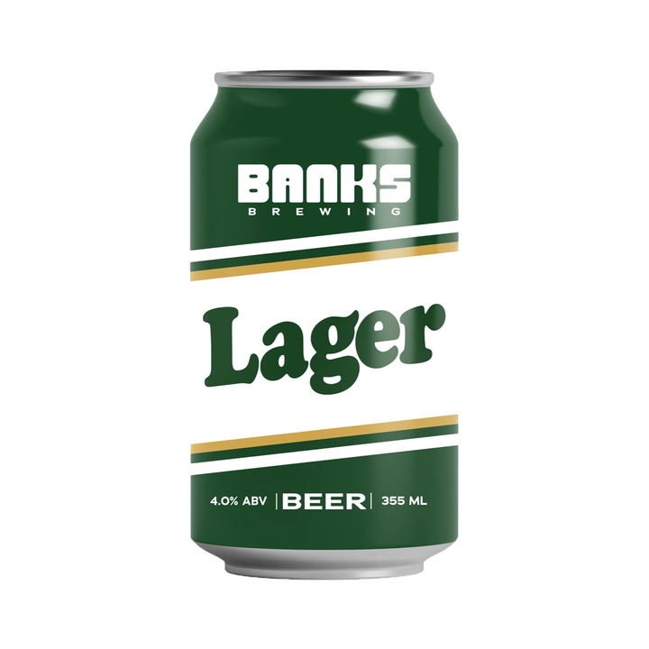Banks Brewing - Lager 4% 355ml Can
