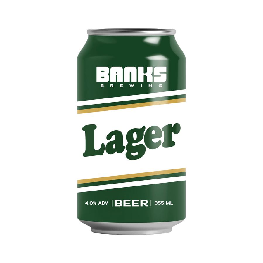 Banks Brewing - Lager 4% 355ml Can