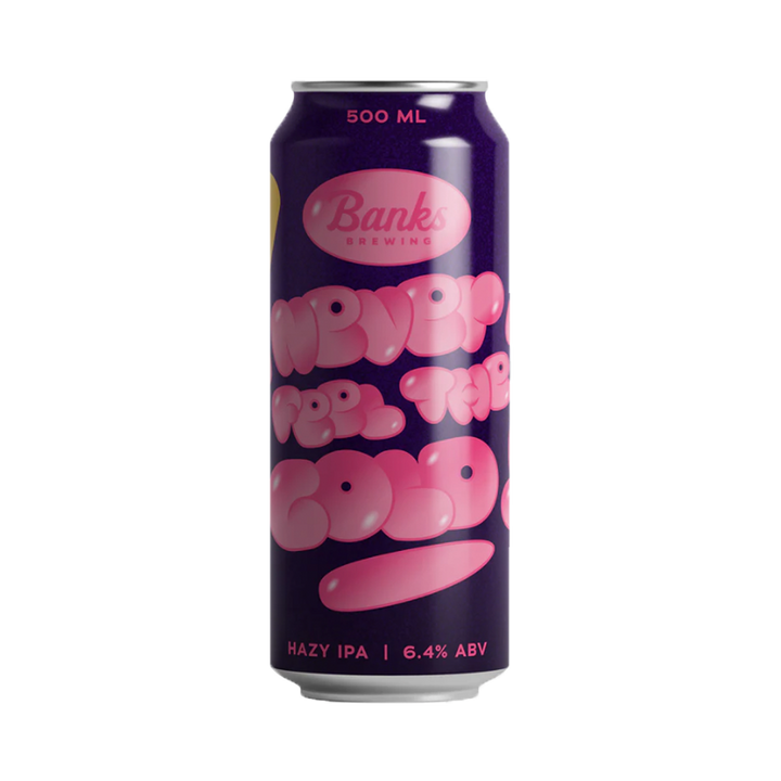 Banks Brewing - Never Feel The Cold Hazy IPA 6.4% 500ml Can