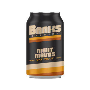 Banks Brewing - Night Moves Oat Stout 5.4% 355ml Can