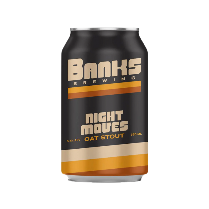 Banks Brewing - Night Moves Oat Stout 5.4% 355ml Can