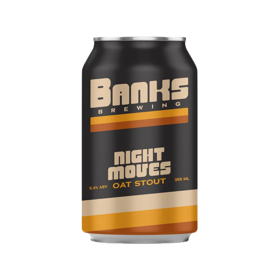 Banks Brewing - Night Moves Oat Stout 5.4% 355ml Can