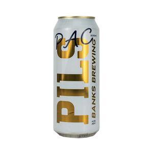 Banks Brewing - Pac Pils West Coast Pilsner 4.8% 500ml Can