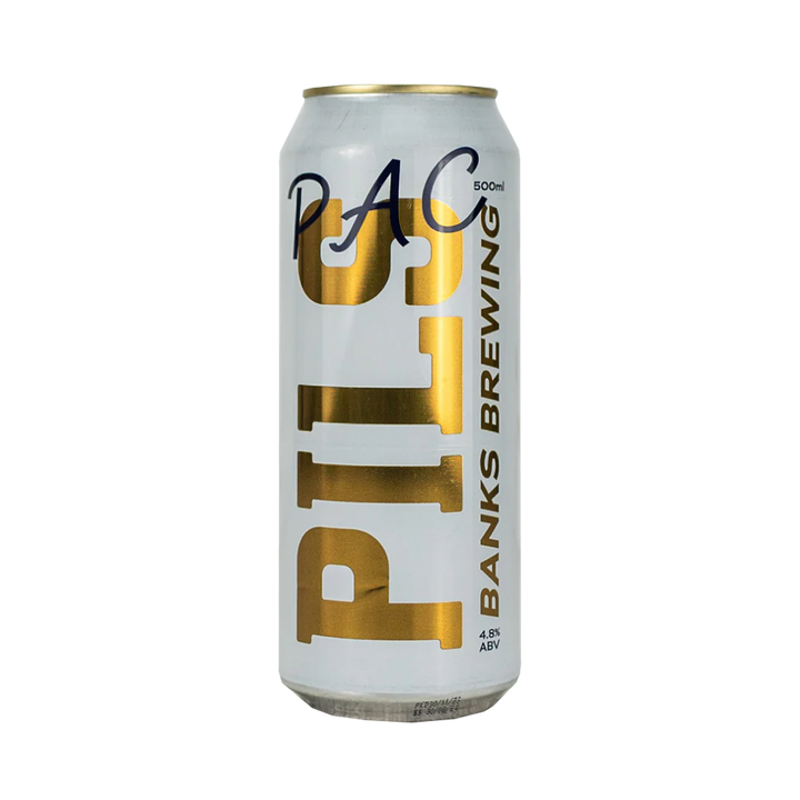 Banks Brewing - Pac Pils West Coast Pilsner 4.8% 500ml Can