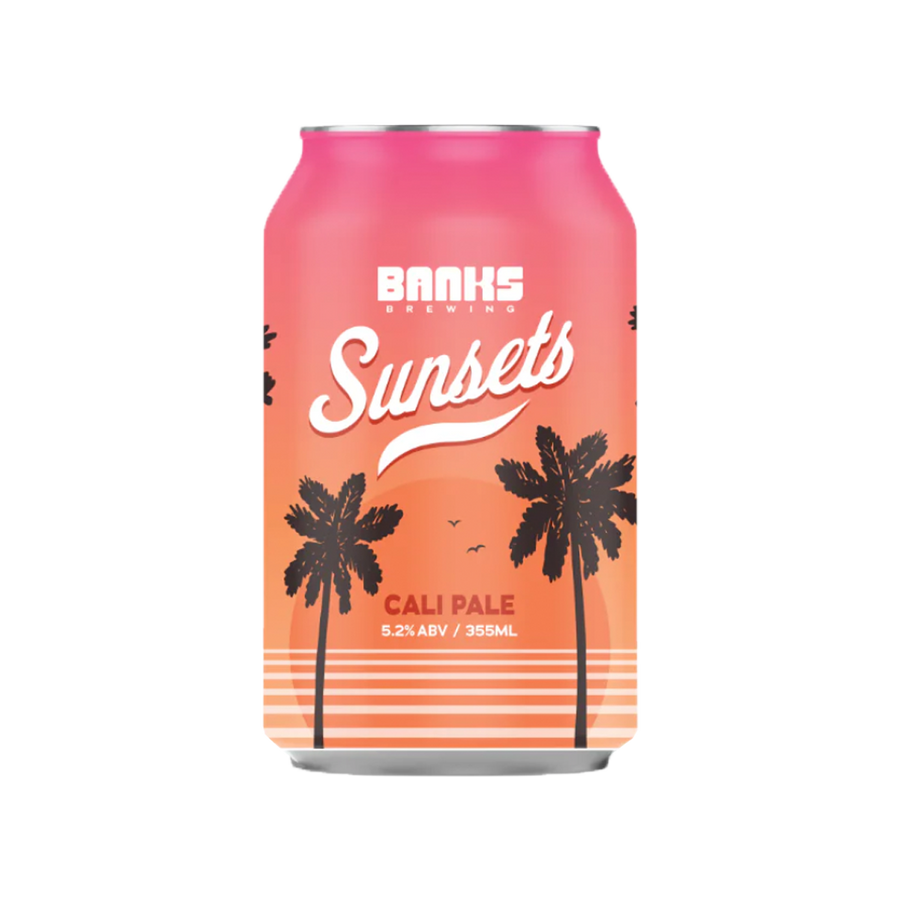 Banks Brewing - Sunsets Cali Pale 5.2% 355ml Can