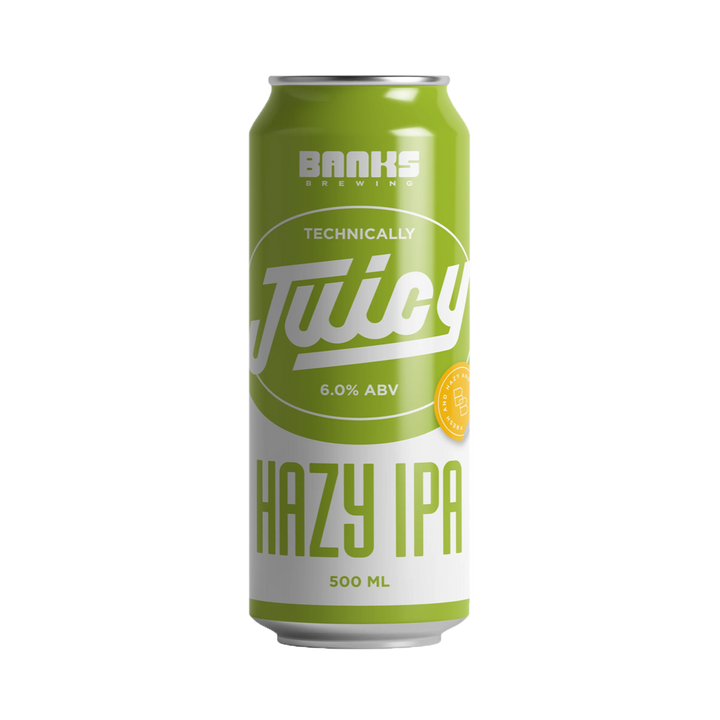 Banks Brewing - Technically Juicy Hazy IPA 6% 500ml Can