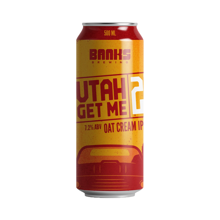 Banks Brewing - Utah Get Me 2 Oatcream IPA 7.2% 500ml Can