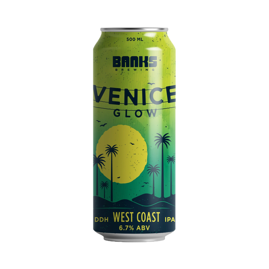 Banks Brewing - Venice Glow West Coast IPA 6.7% 500ml Can