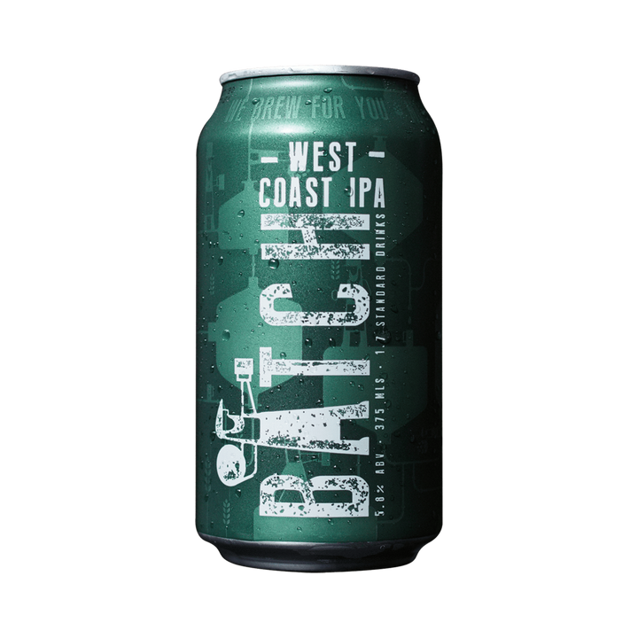 Batch Brewing Co - Trippy Hippy West Coast IPA 5.8% 375ml Can