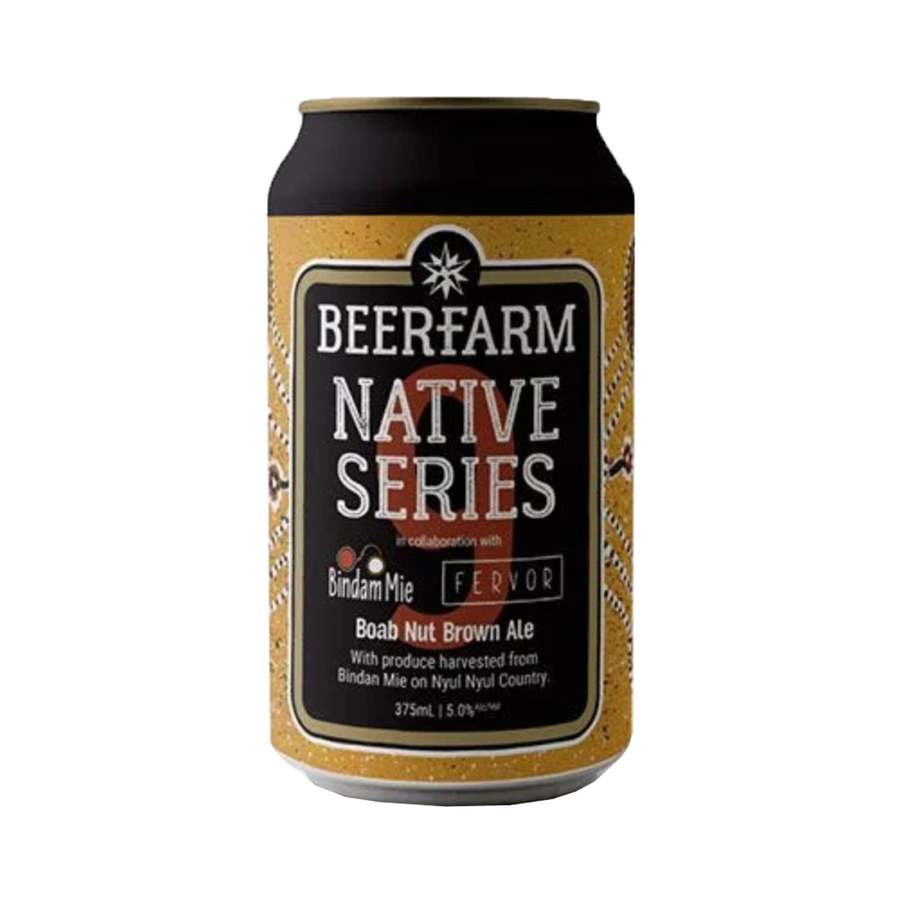 Beer Farm - Native Series Boab Nut Brown Ale 5% 375ml Can