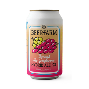 Beer Farm - Through the Grapevine Hybrid Ale 23 7% 375ml Can