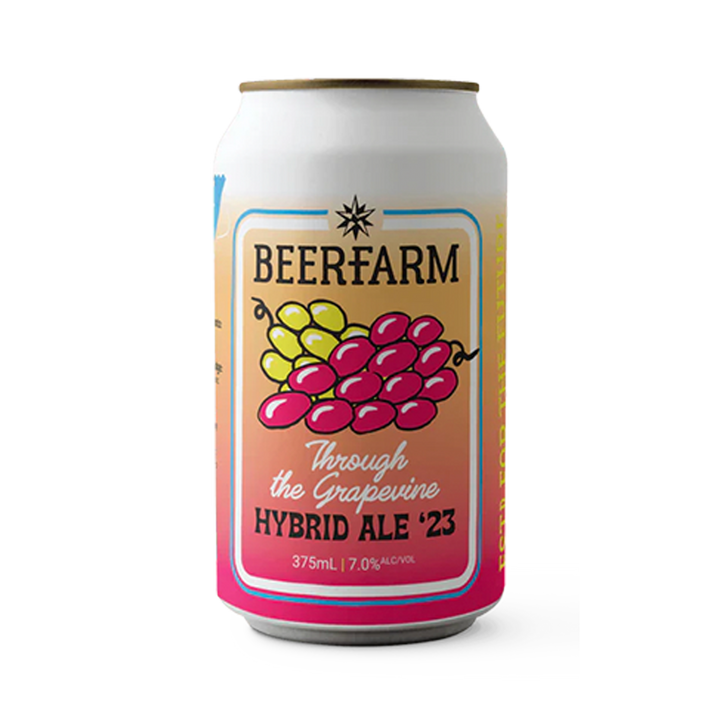 Beer Farm - Through the Grapevine Hybrid Ale 23 7% 375ml Can